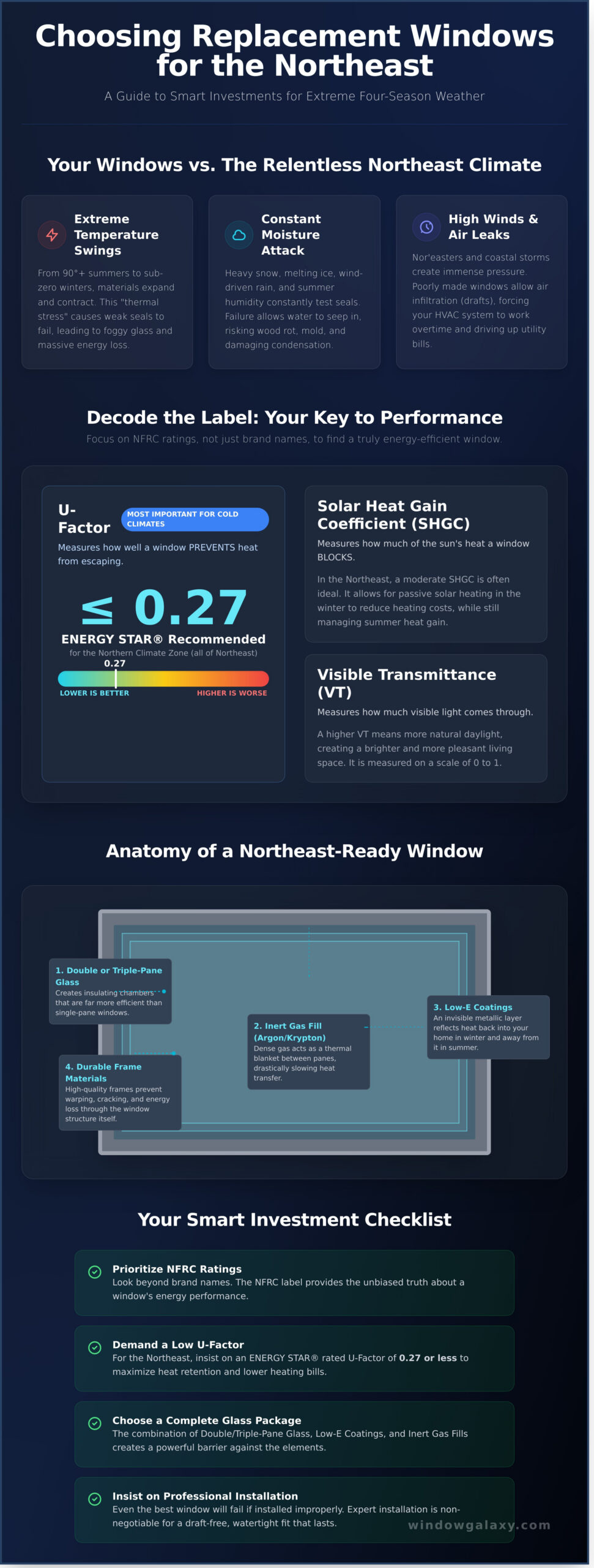 A Homeowner’s Guide to the Best Replacement Windows for the Northeast Climate