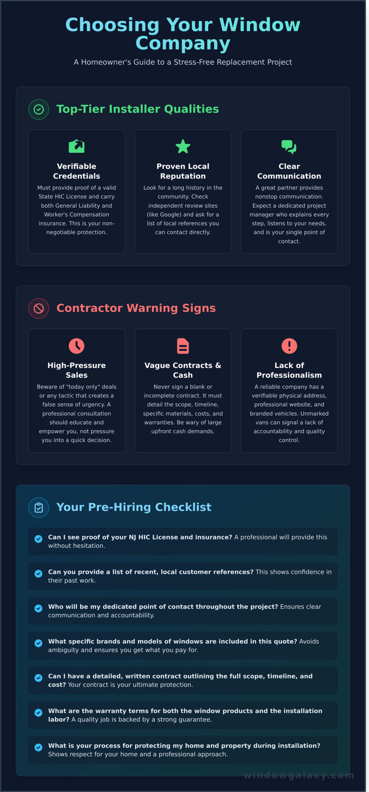 Finding the Best Window Company Near Me: A NJ Homeowner’s Guide - Infographic