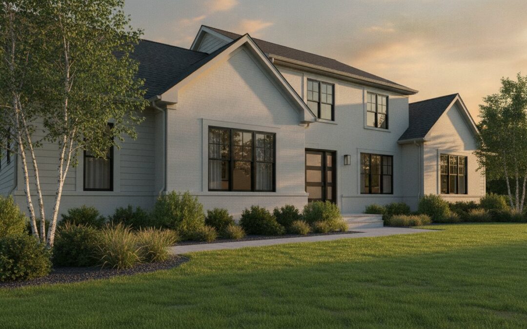 Black Fibrex Double Hung Windows: Style & Performance